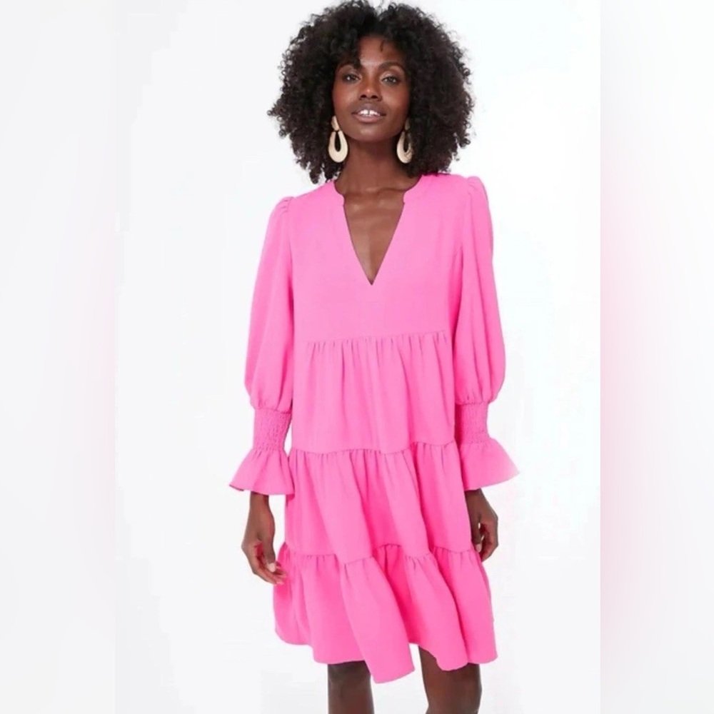 Tuckernuck Pomander Place Pink Crepe Kenzo Dress